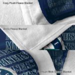seattle mariners fan pride navy blue blanket best selling