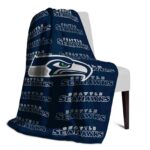 seattle seahawks fan pride blue blanket best selling