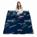 seattle seahawks fan spirit blue blanket best selling