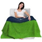 seattle seahawks gradient dots blue blanket best selling