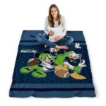 seattle seahawks three musketeers blue blanket best selling