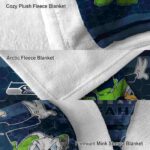 seattle seahawks three musketeers blue blanket best selling