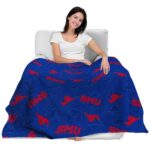 smu mustangs diehard fans blue blanket best selling