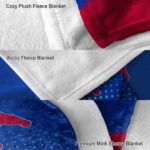 smu mustangs gradient dots blue blanket best selling