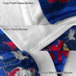 smu mustangs three musketeers blue blanket best selling
