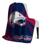 south alabama jaguars diagonal stripes blue blanket top rated