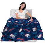 south alabama jaguars diehard fans blue blanket best selling