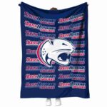 south alabama jaguars fan pride blue blanket best selling