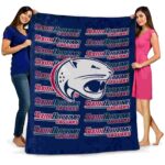 south alabama jaguars fan pride blue blanket best selling