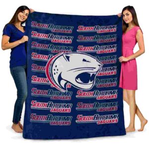 south alabama jaguars fan pride blue blanket fashion forward