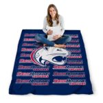south alabama jaguars fan pride blue blanket best selling