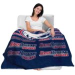 south alabama jaguars fan pride blue blanket best selling