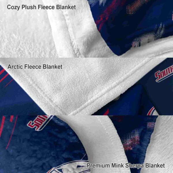 south alabama jaguars fan spirit blue blanket premium grade