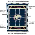south alabama jaguars football field blue blanket new arrival