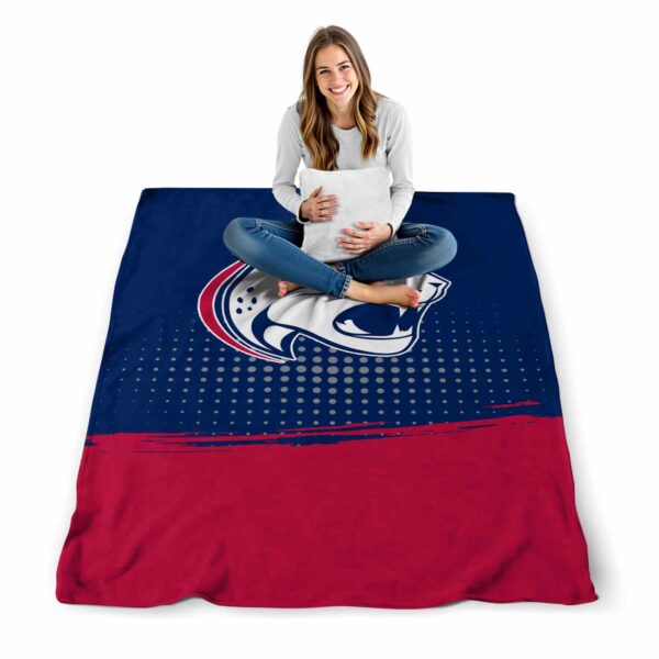 south alabama jaguars gradient dots blue blanket high quality