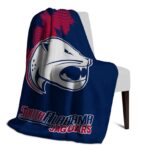 south alabama jaguars grunge texture blue blanket top rated
