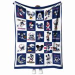 south alabama jaguars mickey minnie blue white blanket best selling