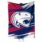 south alabama jaguars paint streaks blue white blanket best selling