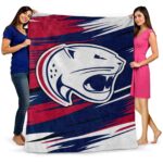 south alabama jaguars paint streaks blue white blanket best selling