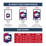 south alabama jaguars paint streaks blue white blanket best selling