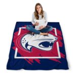 south alabama jaguars splatter effect blue blanket high quality