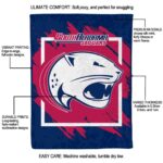south alabama jaguars splatter effect blue blanket new arrival