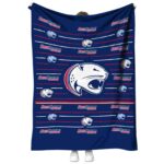south alabama jaguars striped pattern blue blanket best selling