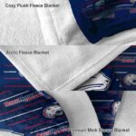 south alabama jaguars striped pattern blue blanket premium grade