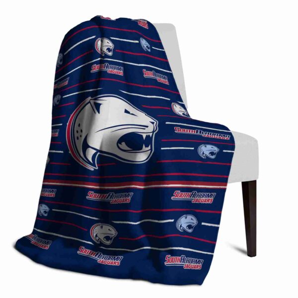 south alabama jaguars striped pattern blue blanket top rated