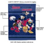 south alabama jaguars three musketeers blue blanket best selling