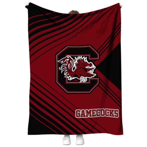 south carolina gamecocks diagonal stripes garnet blanket best selling