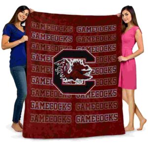 south carolina gamecocks fan pride garnet blanket fashion forward
