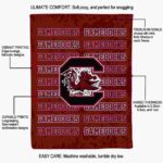 south carolina gamecocks fan pride garnet blanket best selling