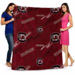 south carolina gamecocks fan spirit garnet blanket best selling