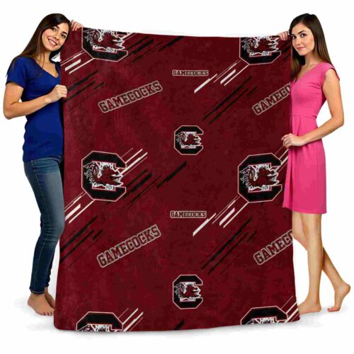 south carolina gamecocks fan spirit garnet blanket fashion forward