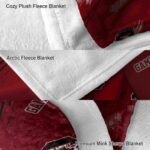 south carolina gamecocks fan spirit garnet blanket best selling