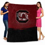 south carolina gamecocks gradient dots garnet blanket best selling