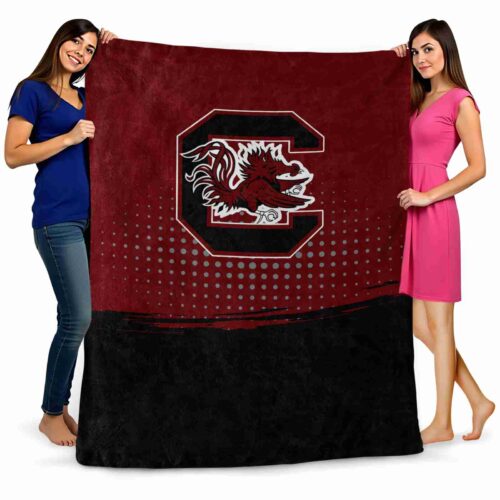 south carolina gamecocks gradient dots garnet blanket fashion forward