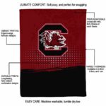 south carolina gamecocks gradient dots garnet blanket best selling