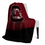 south carolina gamecocks gradient dots garnet blanket best selling