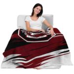 south carolina gamecocks paint streaks garnet white blanket best selling