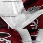 south carolina gamecocks paint streaks garnet white blanket best selling
