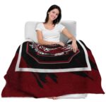 south carolina gamecocks splatter effect garnet blanket latest model