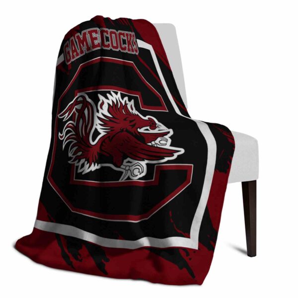 south carolina gamecocks splatter effect garnet blanket top rated