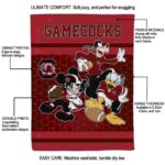 south carolina gamecocks three musketeers garnet blanket best selling