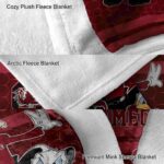 south carolina gamecocks three musketeers garnet blanket best selling