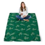 south florida bulls diehard fans green blanket high quality