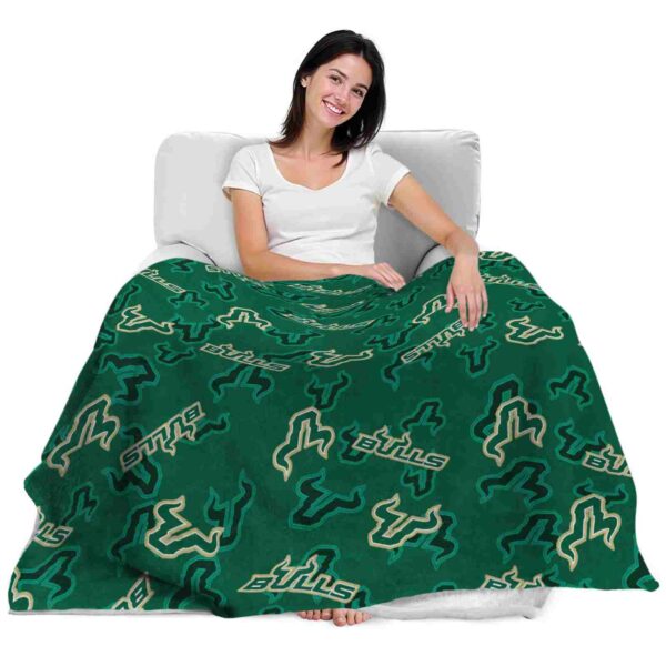 south florida bulls diehard fans green blanket latest model