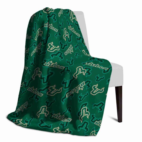 south florida bulls diehard fans green blanket top rated