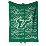 south florida bulls fan pride green blanket best selling
